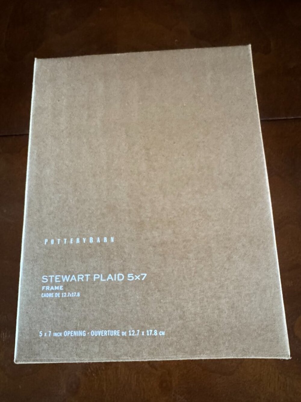 Pottery Barn Stewart Plaid 5 X 7 Picture Frame New in box! - Picture 3 of 4